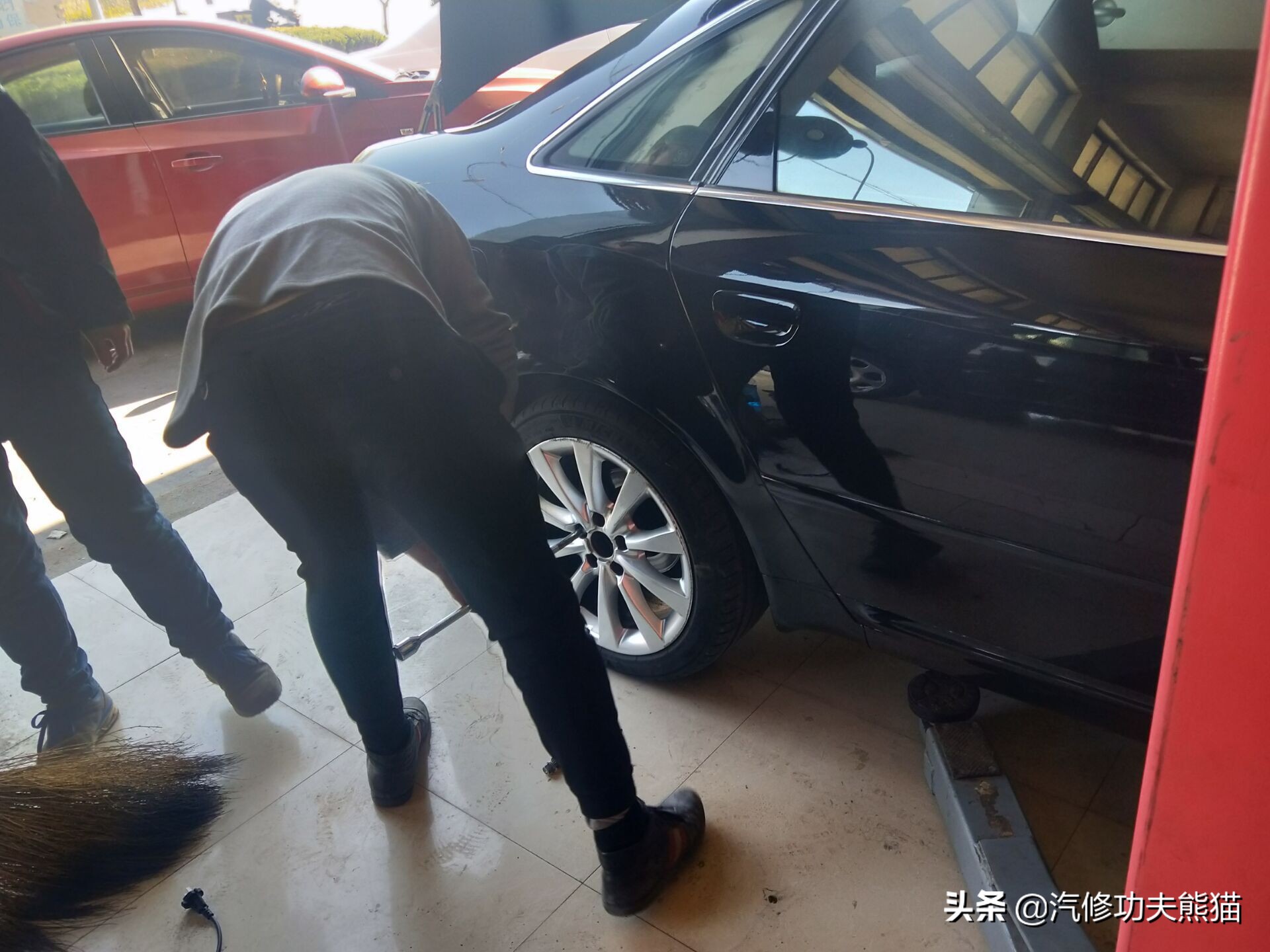 奥迪a6老款升级新款全过程,面目全非的23w公里的奥迪a6