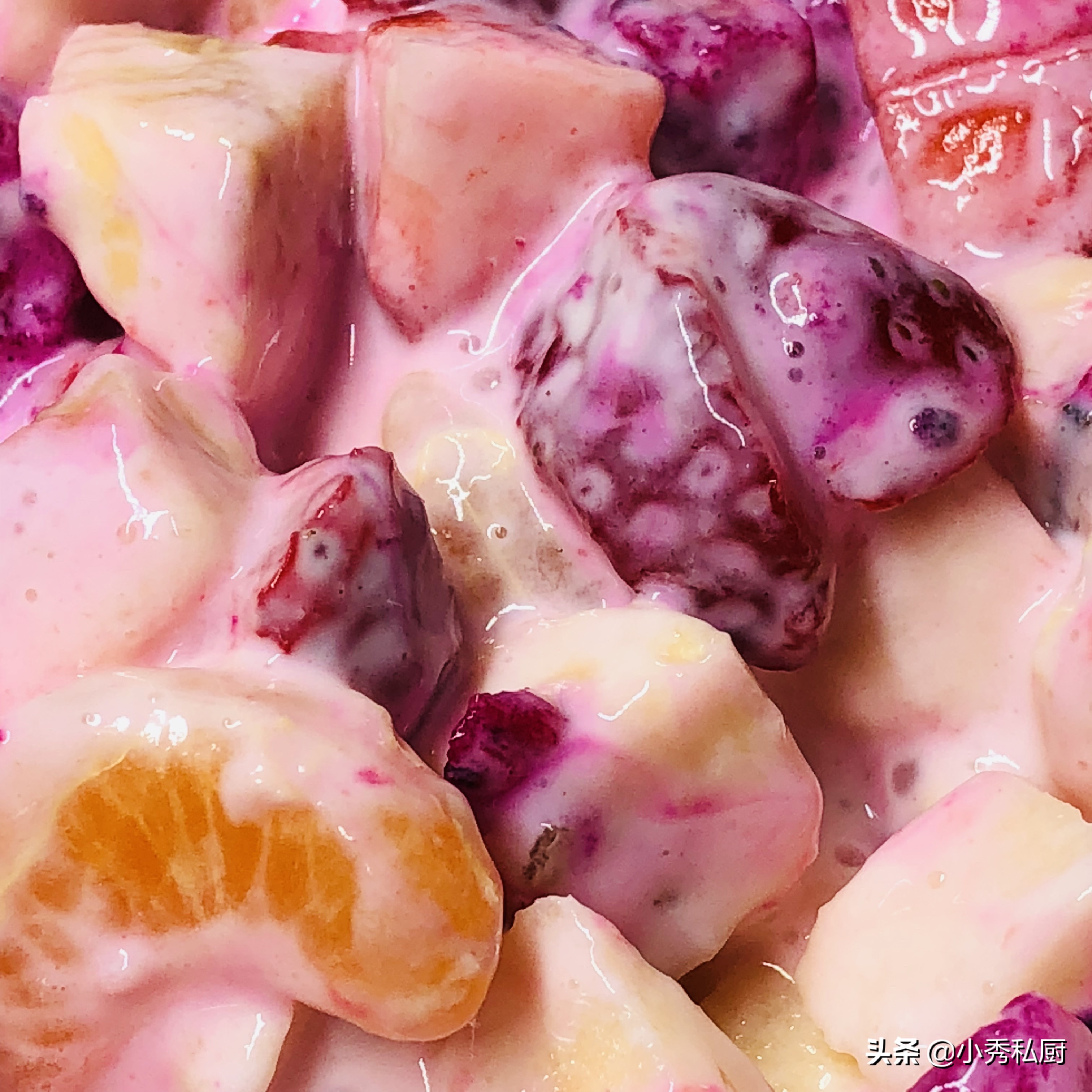 酸奶水果减肥做法大全,酸奶水果捞多种酸奶口味怎么做