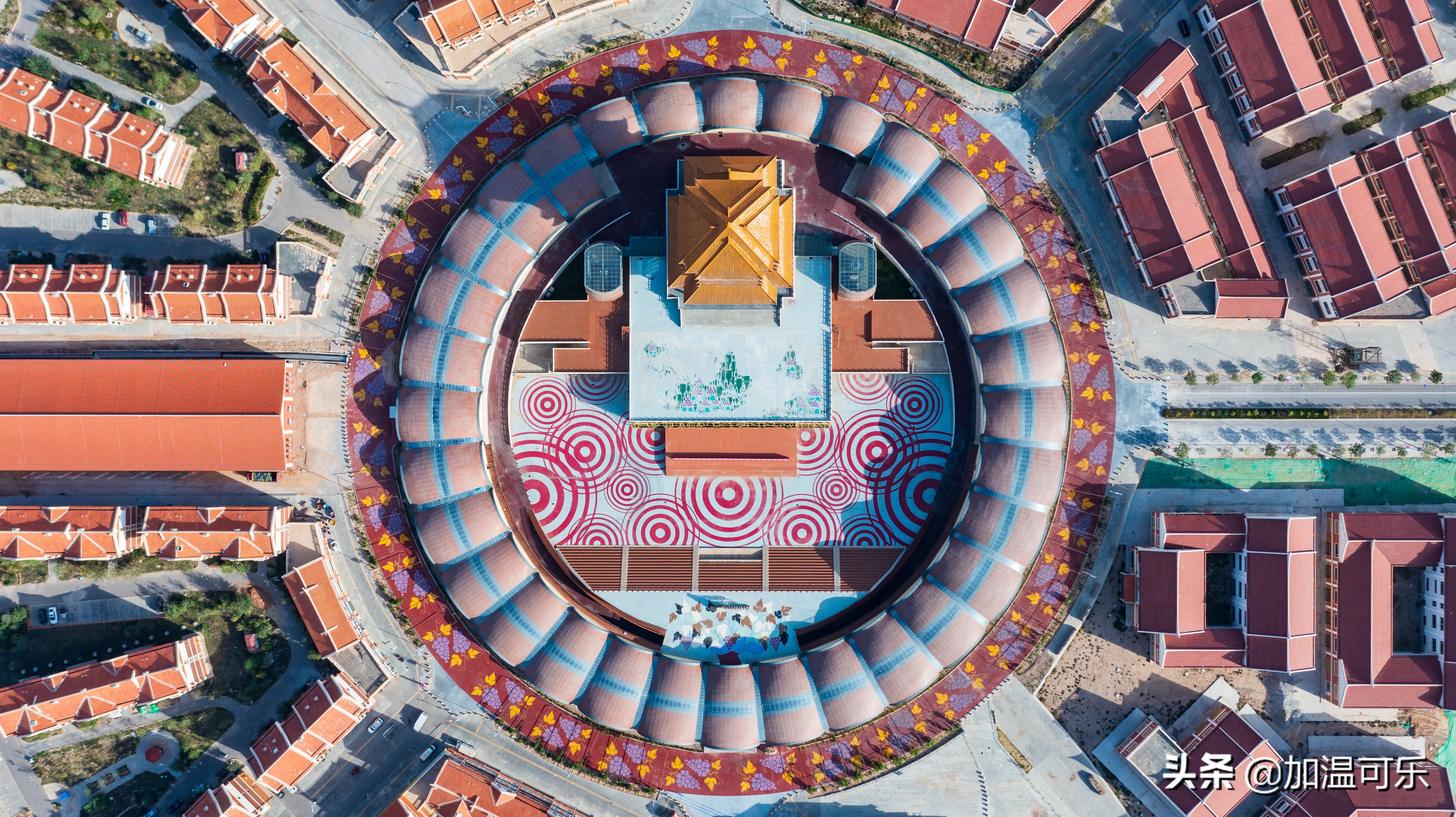 宁夏贺兰红酒庄航拍,贺兰红出自哪个酒庄