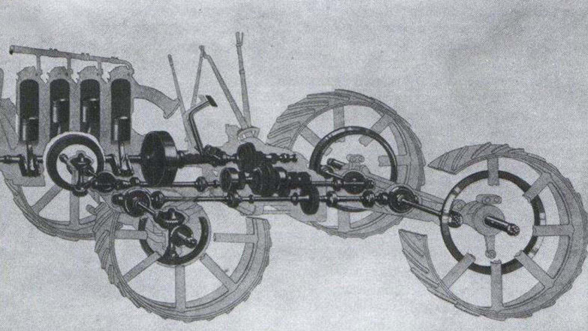 纳粹的斯柯达RSO地形车，呆萌般的大轮子，遗憾未能保留下来