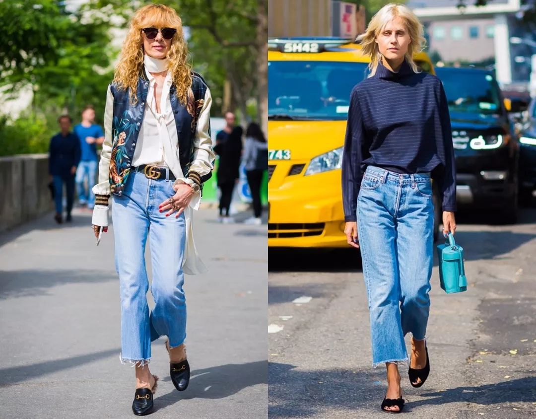 显裤型不显腿型的长裤,遮肉显瘦修饰腿型小黑裤