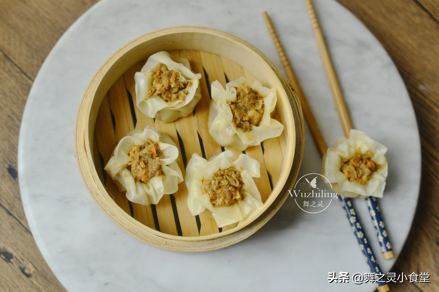 福州人的烧麦，只吃这种馅料的，外地很少见，来了一定要尝