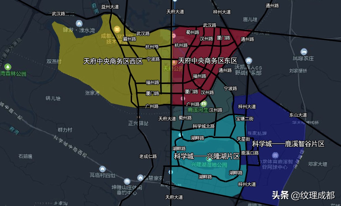 成都天府中央商务区东区,从天府广场到天府新区感受一路美