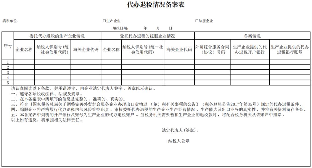 外综服代办退税案例,外综服代理退税退给谁
