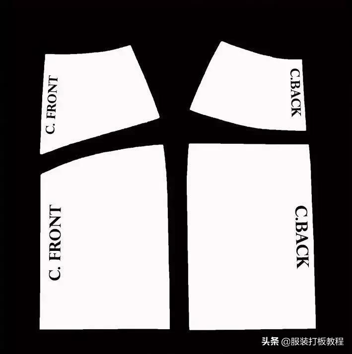 连衣裙制版纸样图纸,原型裙cad制版