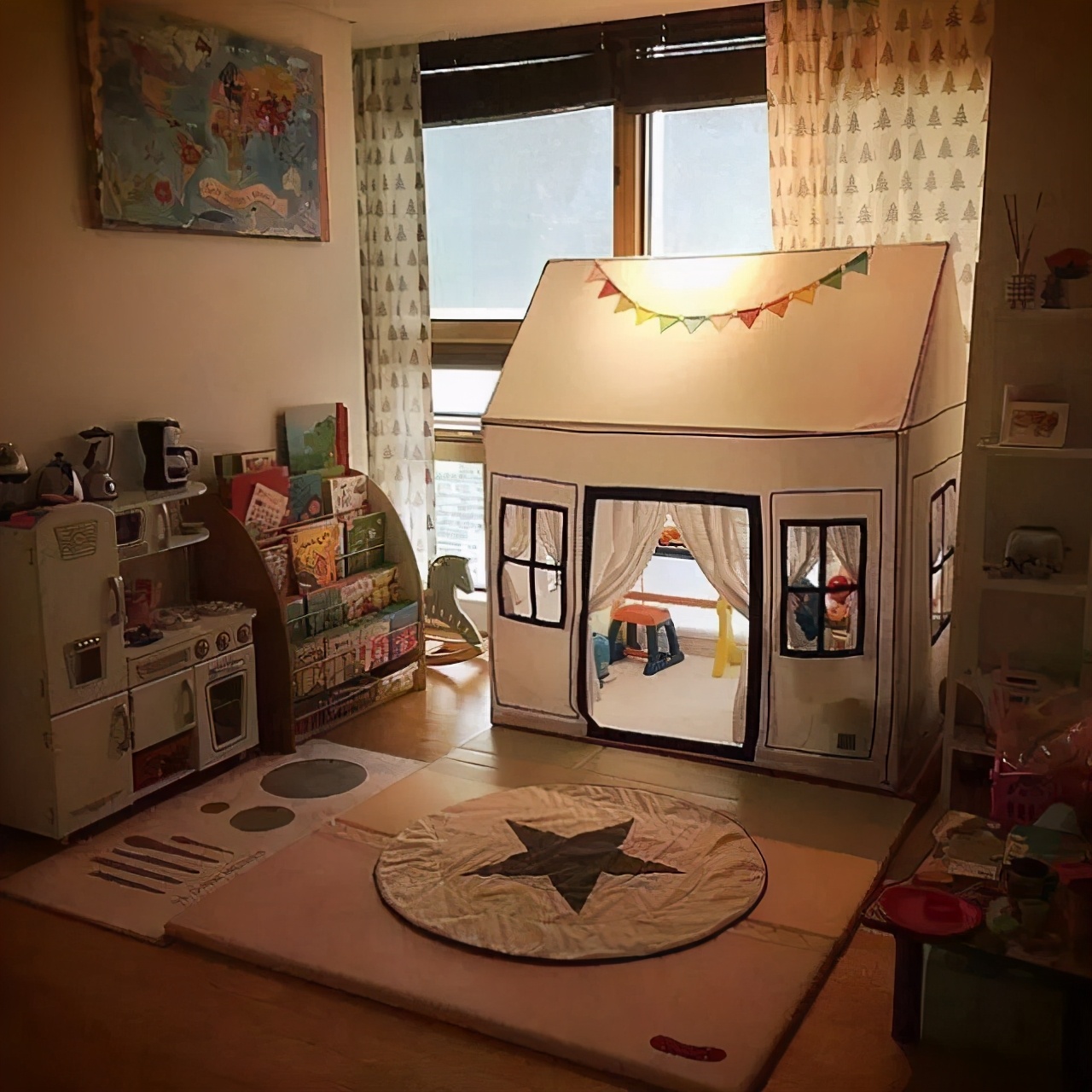 装修一家三口的温馨小窝,韩国家庭的装修风格