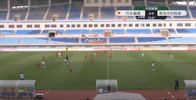 中冠—董铠宁鬼魅抢点破门田勇补时单刀救主丹东瀚通挺进中冠16强