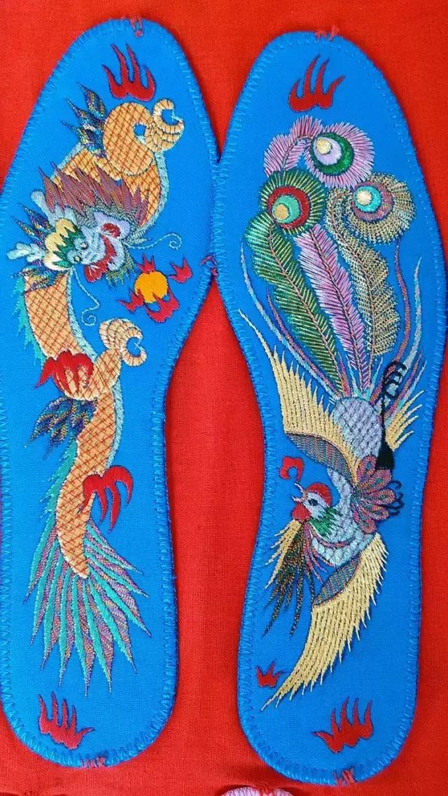 纯手工鞋垫又好学又简单又好看,简单的一针一线纯手工的鞋垫