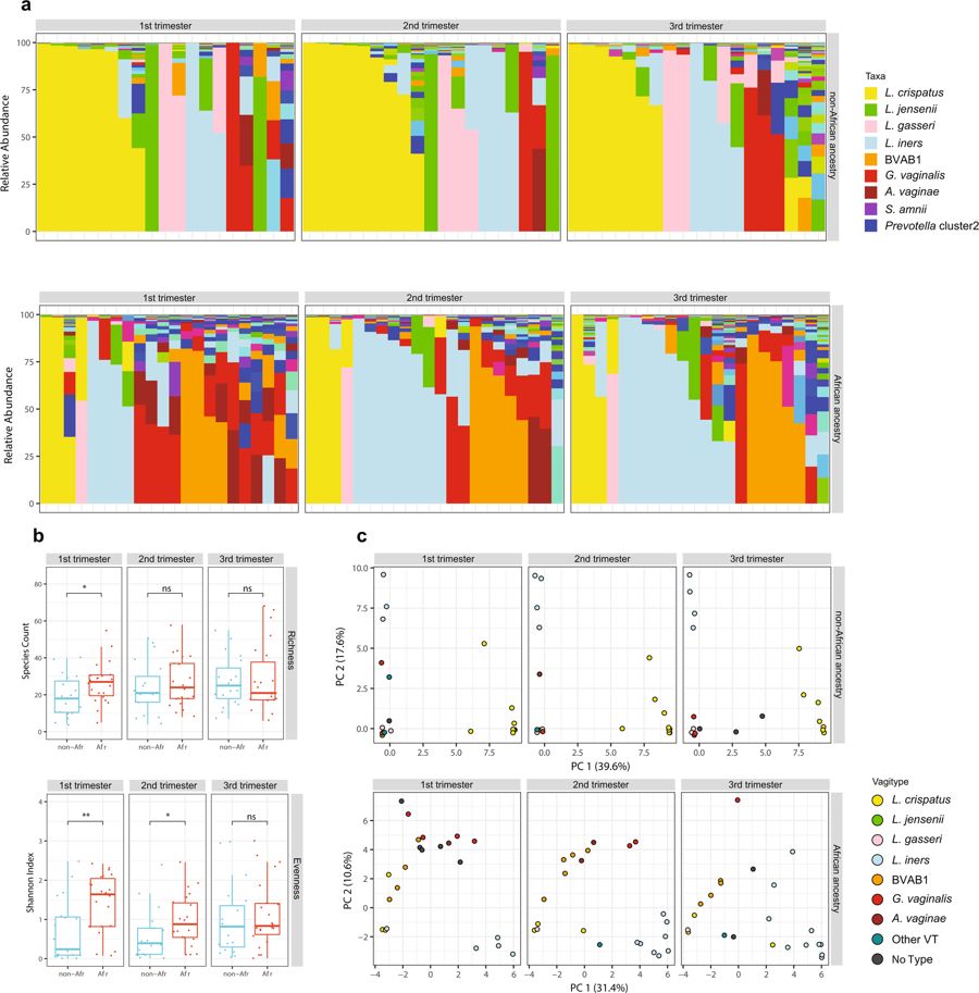 iHMP第三弹|孕期阴道微生物与种族差异