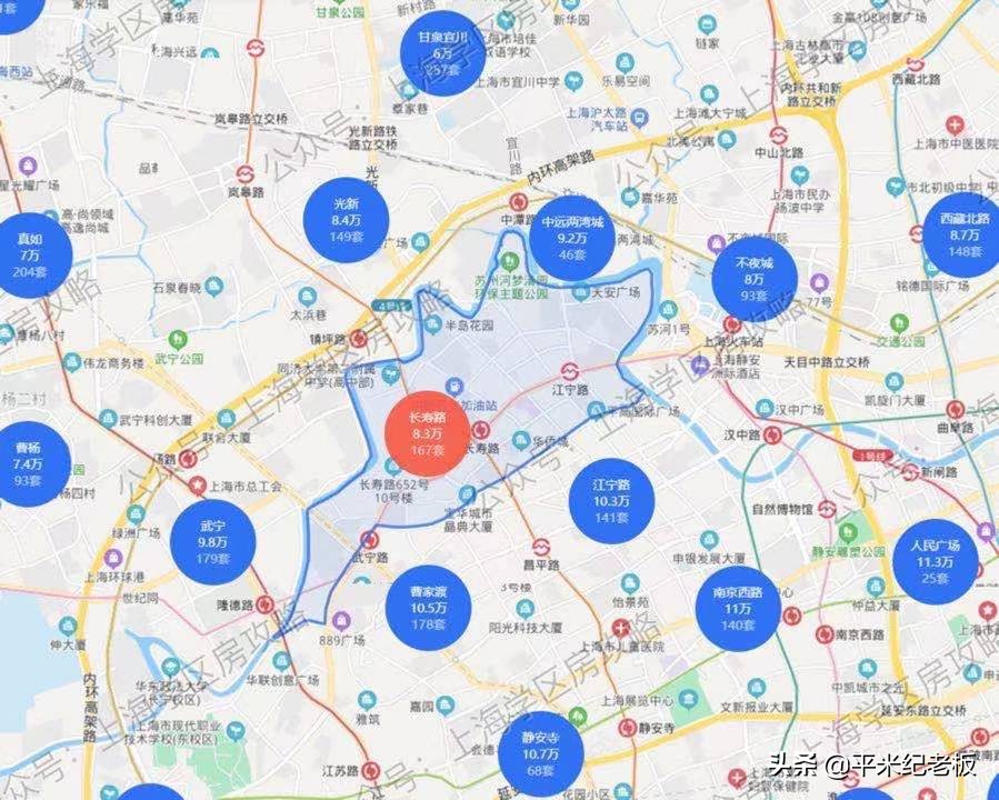 上海内环学区,南门路九年一贯制学校学区范围
