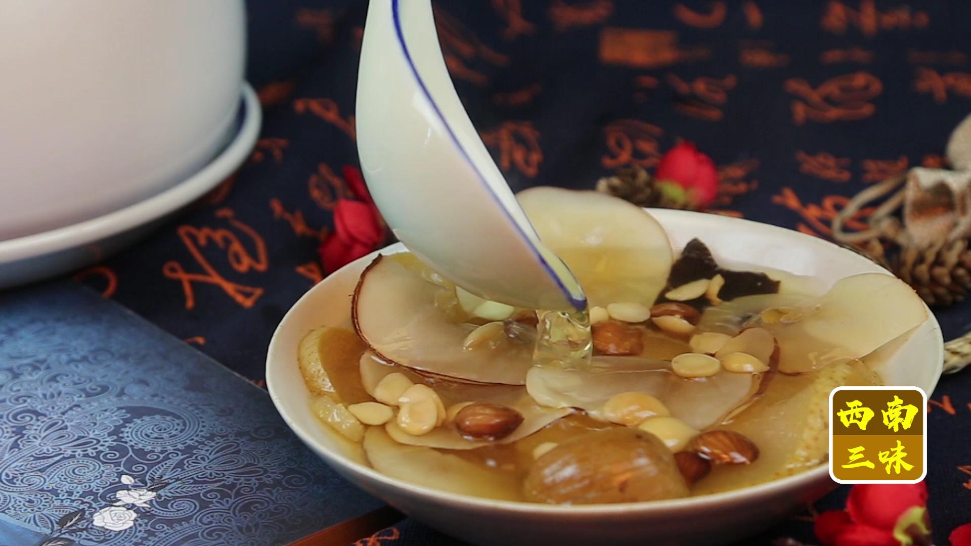南北杏仁雪梨糖水,南北杏煲什么止咳化痰效果最好