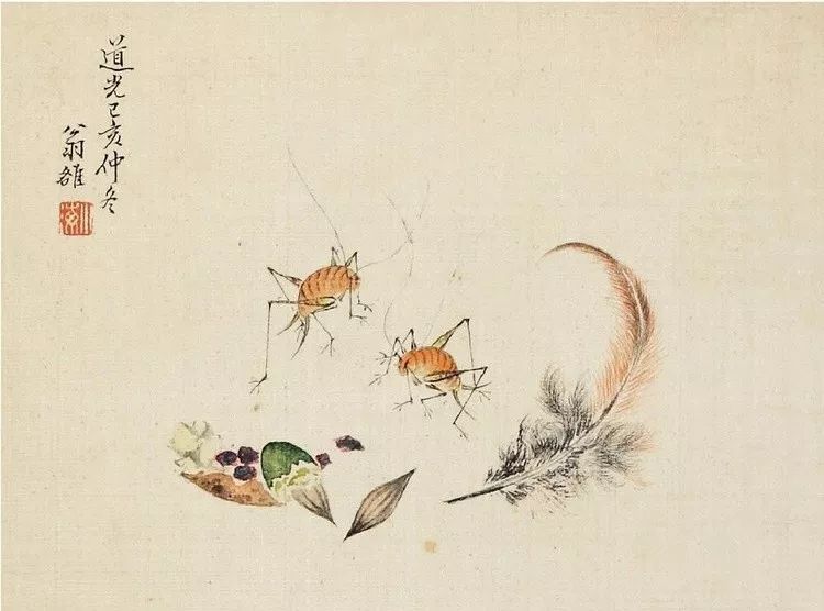 清代花鸟鱼虫画,清代国画名家花鸟鱼虫
