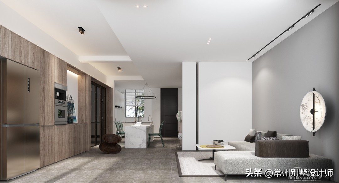 现代风格常州别墅装修实景案例,常州别墅装修现代轻奢风格