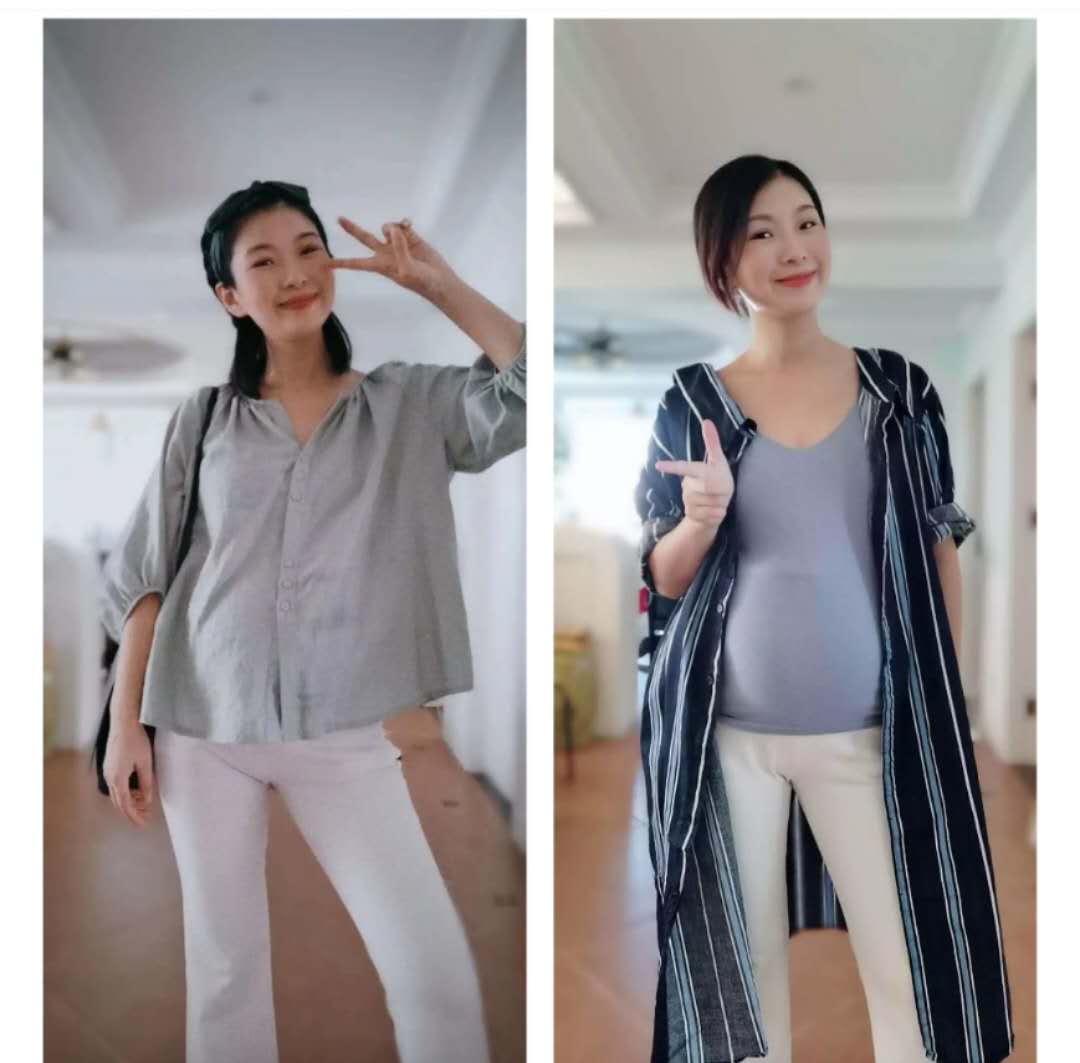 孕早期的孕妈妈穿什么图文,孕妈妈夏天都怎么穿的孕晚期