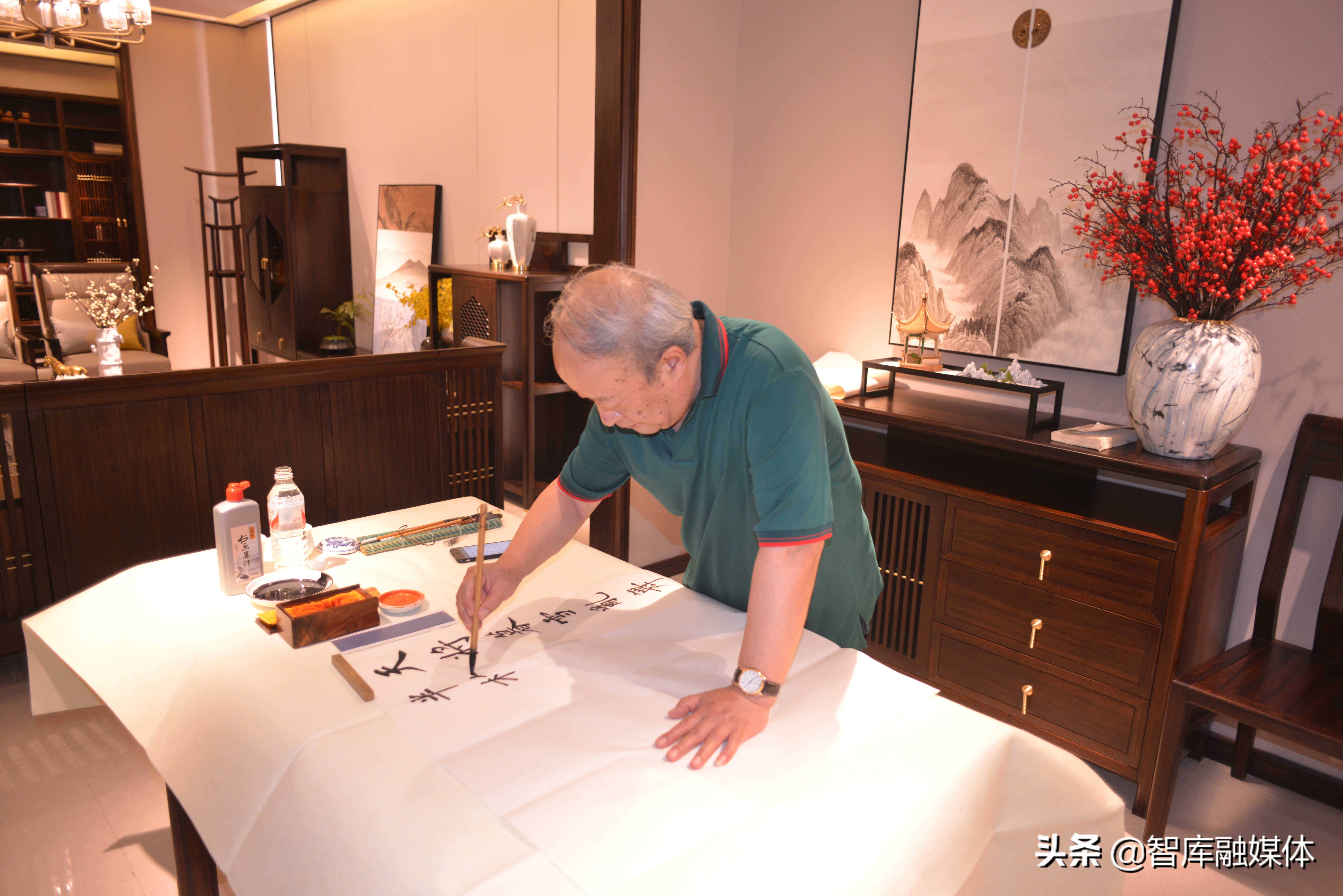 山东建党100周年的书画展,庆祝建党100周年山水书画展