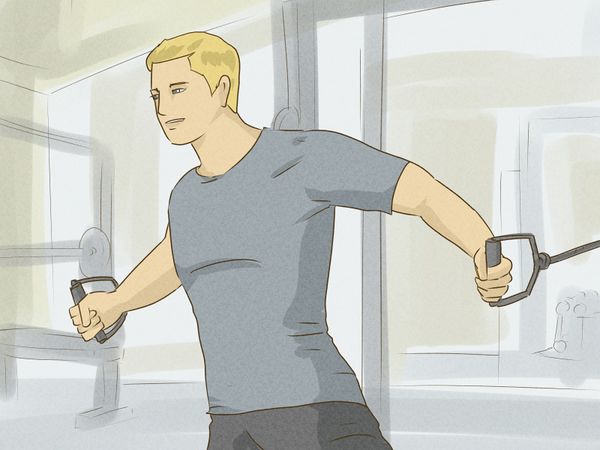 男性胸部大怎么变肌肉,男人怎么练胸部肌肉