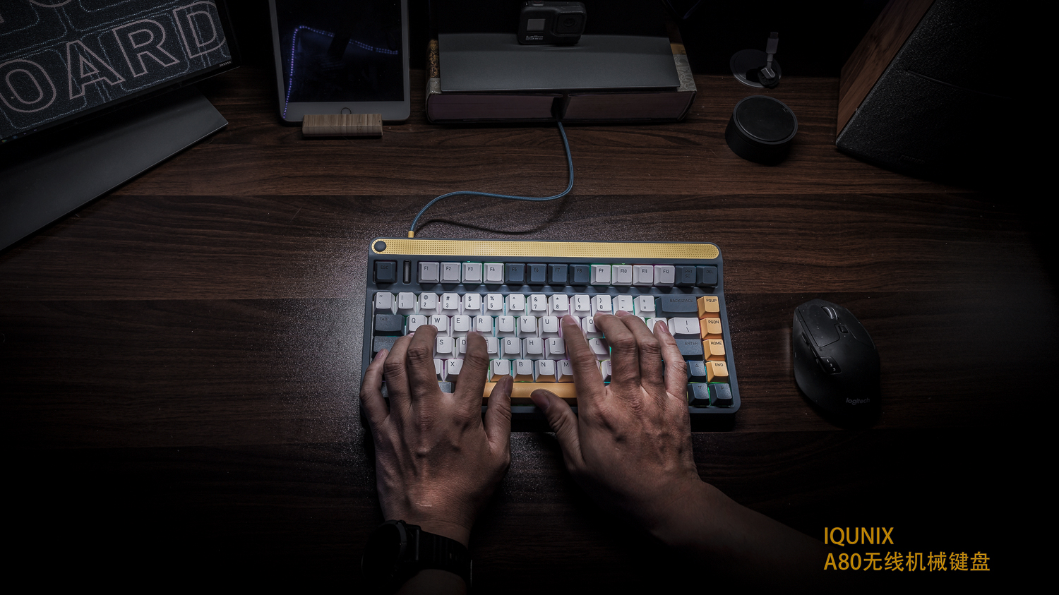 iqunixa80机械键盘拆解测评,iqa80键盘