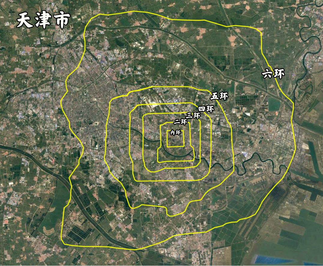 同比例面积城市对比,北京五环图对比各大城市