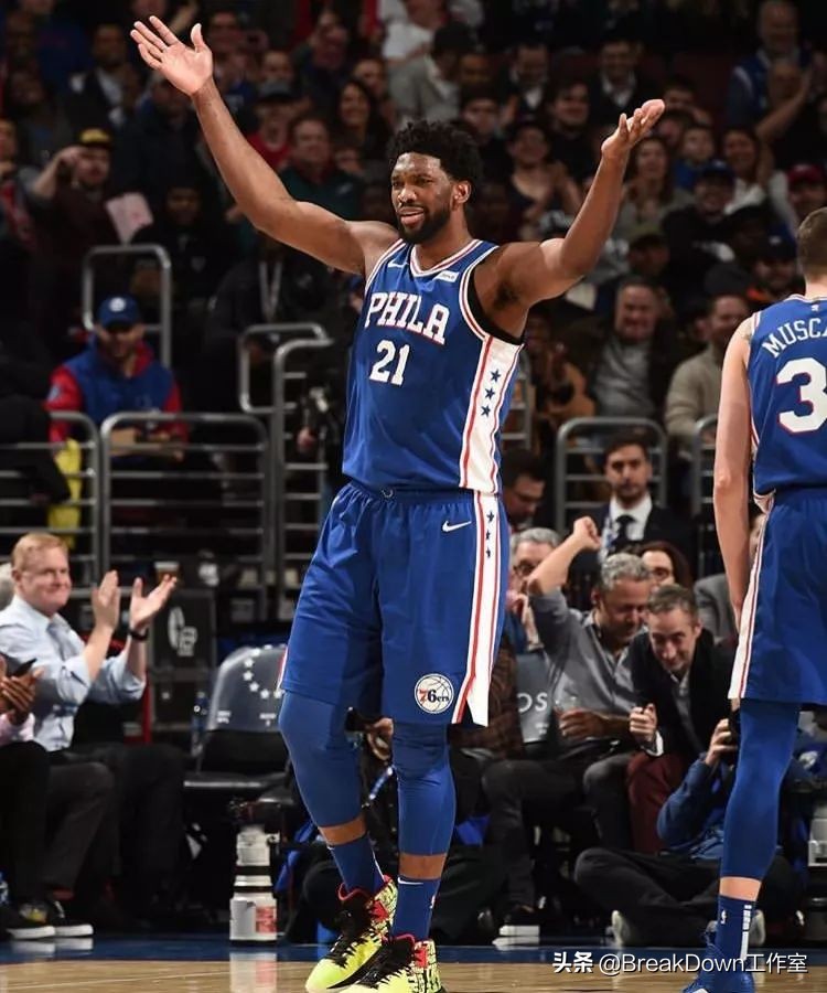 恩比德是联盟最强大个子,恩比德个性