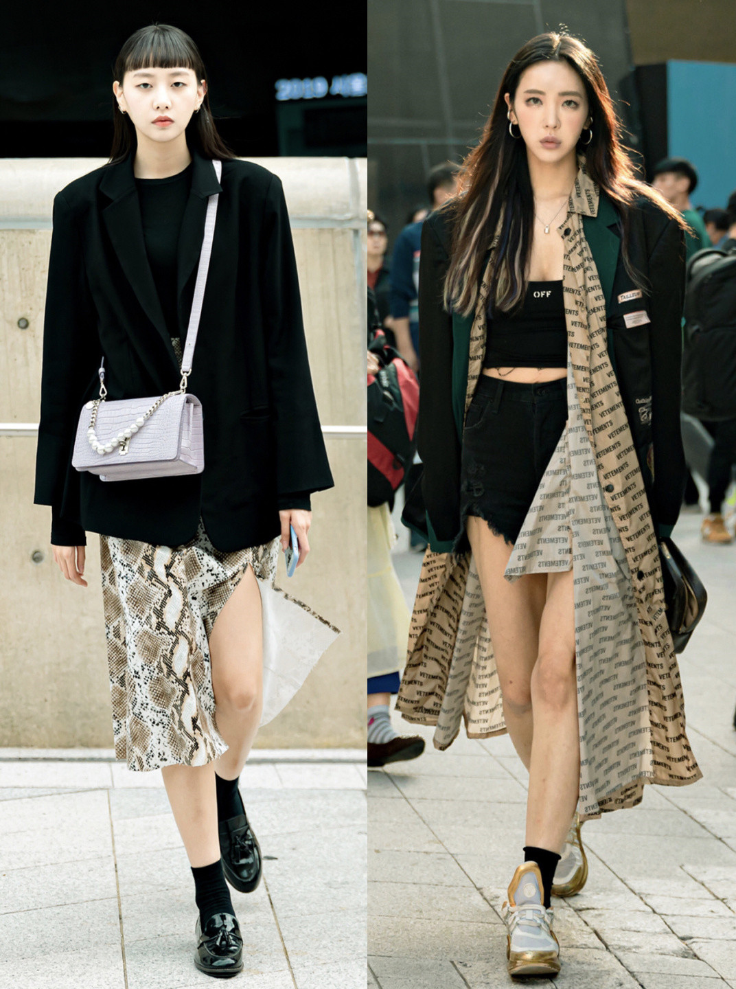 韩国女生的秋季时髦穿搭示范,韩国女生简单穿搭