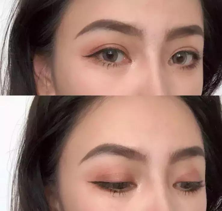 novo液体眼影试色好闪亮仙气十足,四色仙气紫色眼影盘