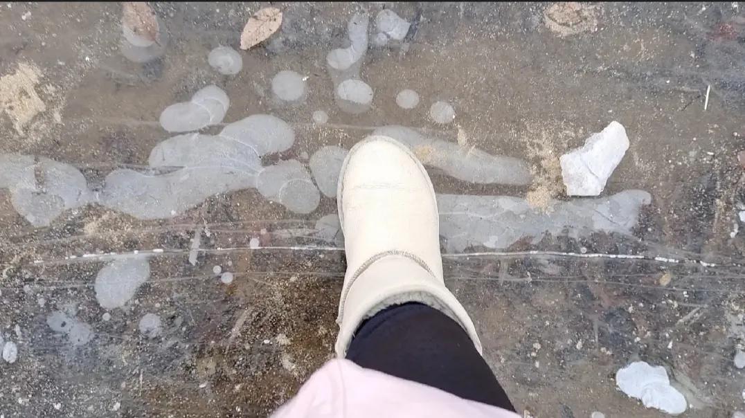 佳木斯松花江跑冰排视频,看哈尔滨松花江冰排最佳位置