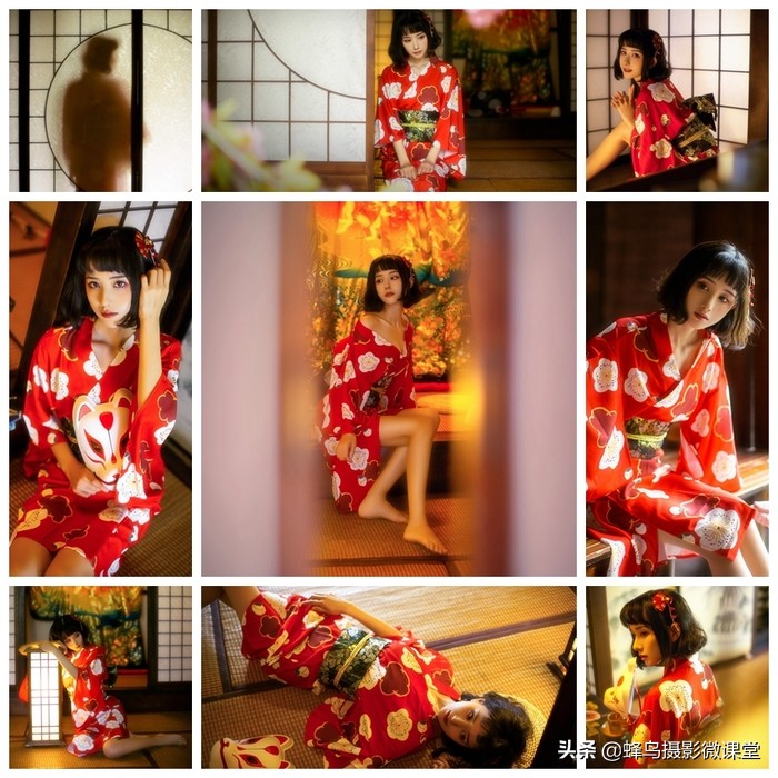 后期技巧|和服的梦幻效果后期ps这几步就能做到