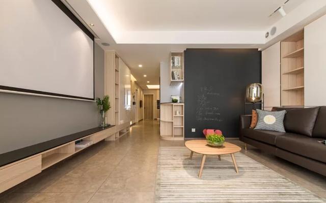 老公坚持装4米长电视柜，沙发墙“加厚”35公分完工都夸他机智