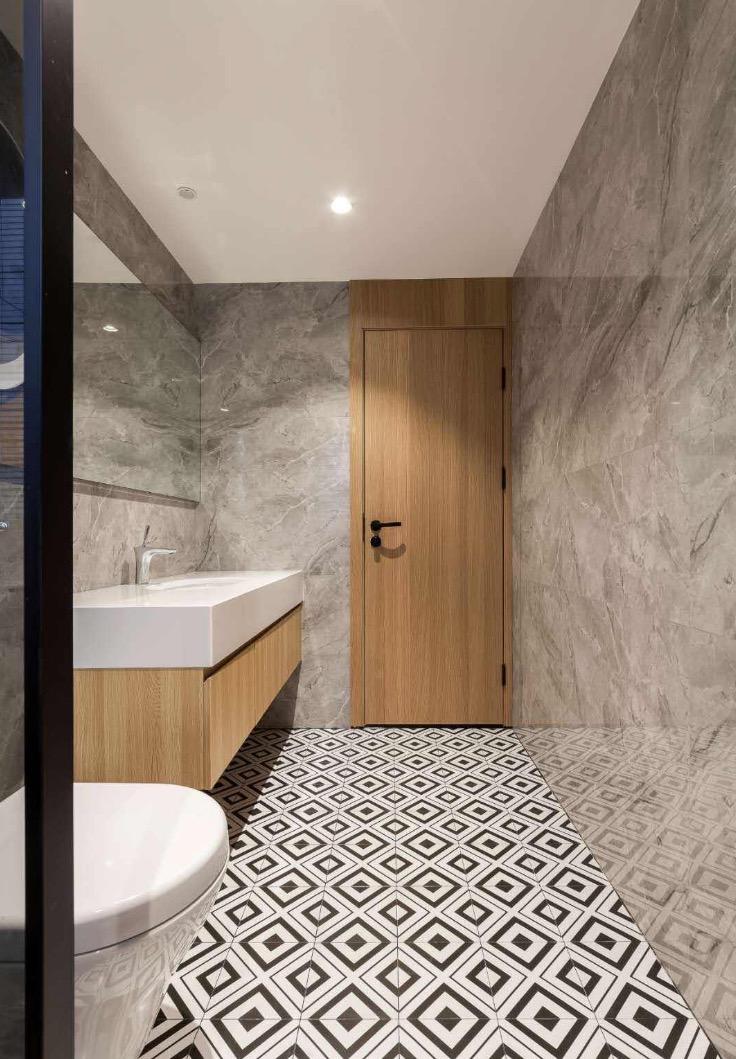 原木色极简家,黑白原木极简风格