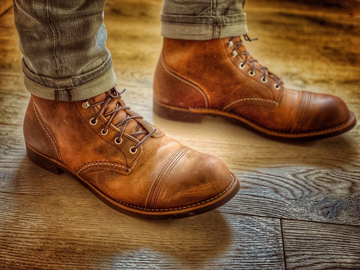 redwing外国穿搭,redwing搭西装