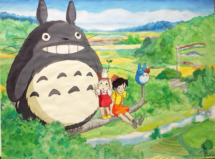 宫崎骏动漫治愈系动态壁纸龙猫,宫崎骏治愈系动漫龙猫