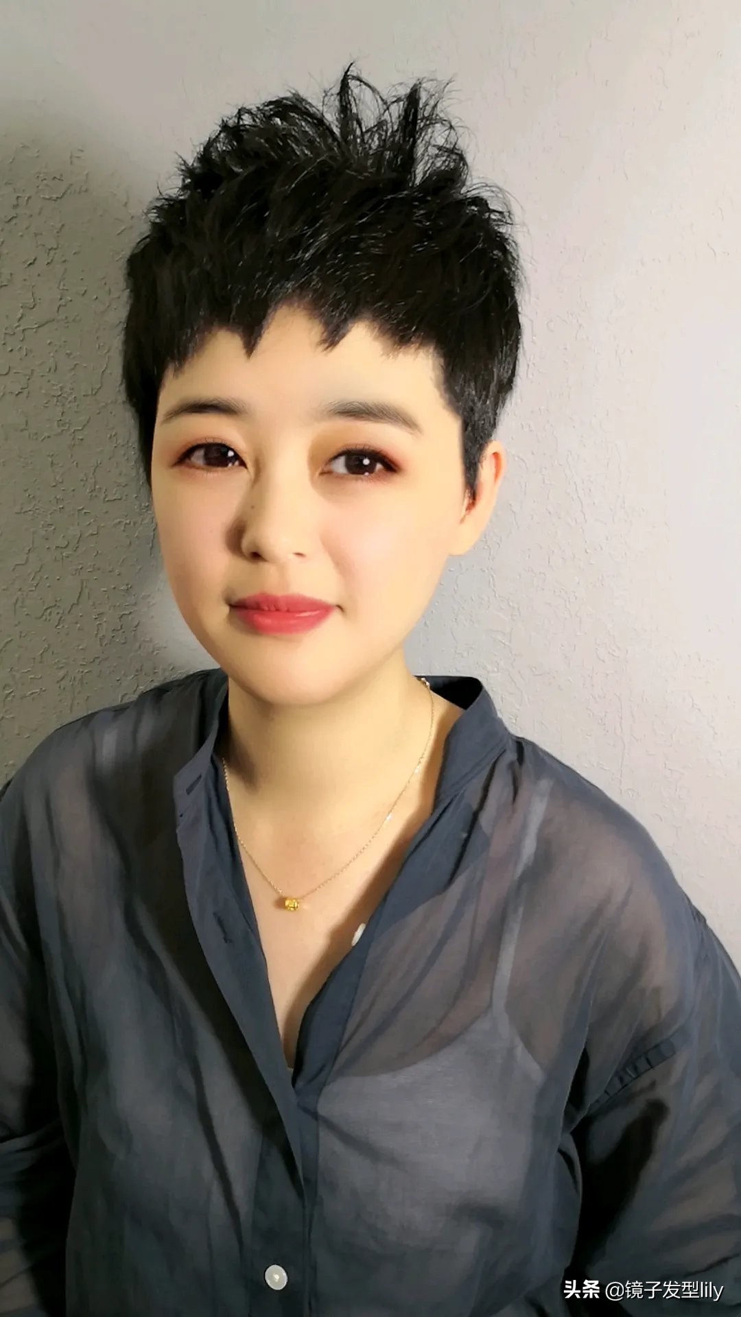 超适合女生夏天剪的几款超短发,女夏季气质扎发