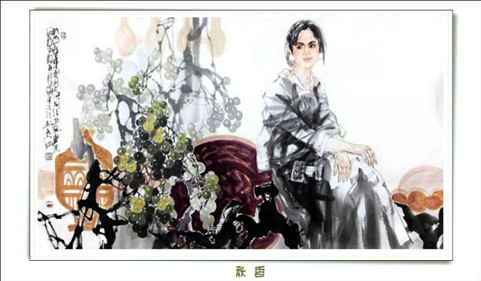 李志远三十张绝美人物画,李智远古风人物画