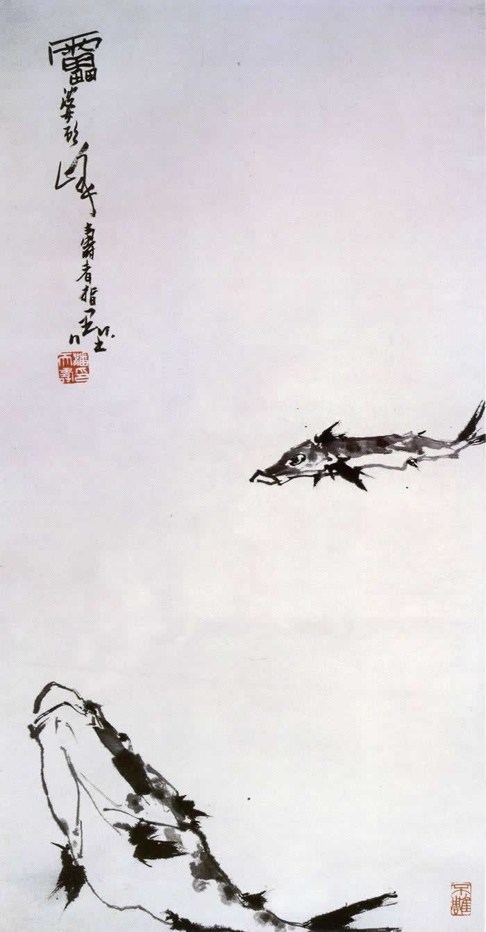 潘天寿谈人物画,潘天寿素描中国画