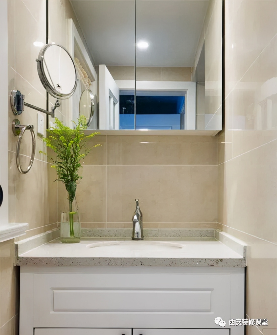 浴室镜柜单配镜子,柜子里贴镜子