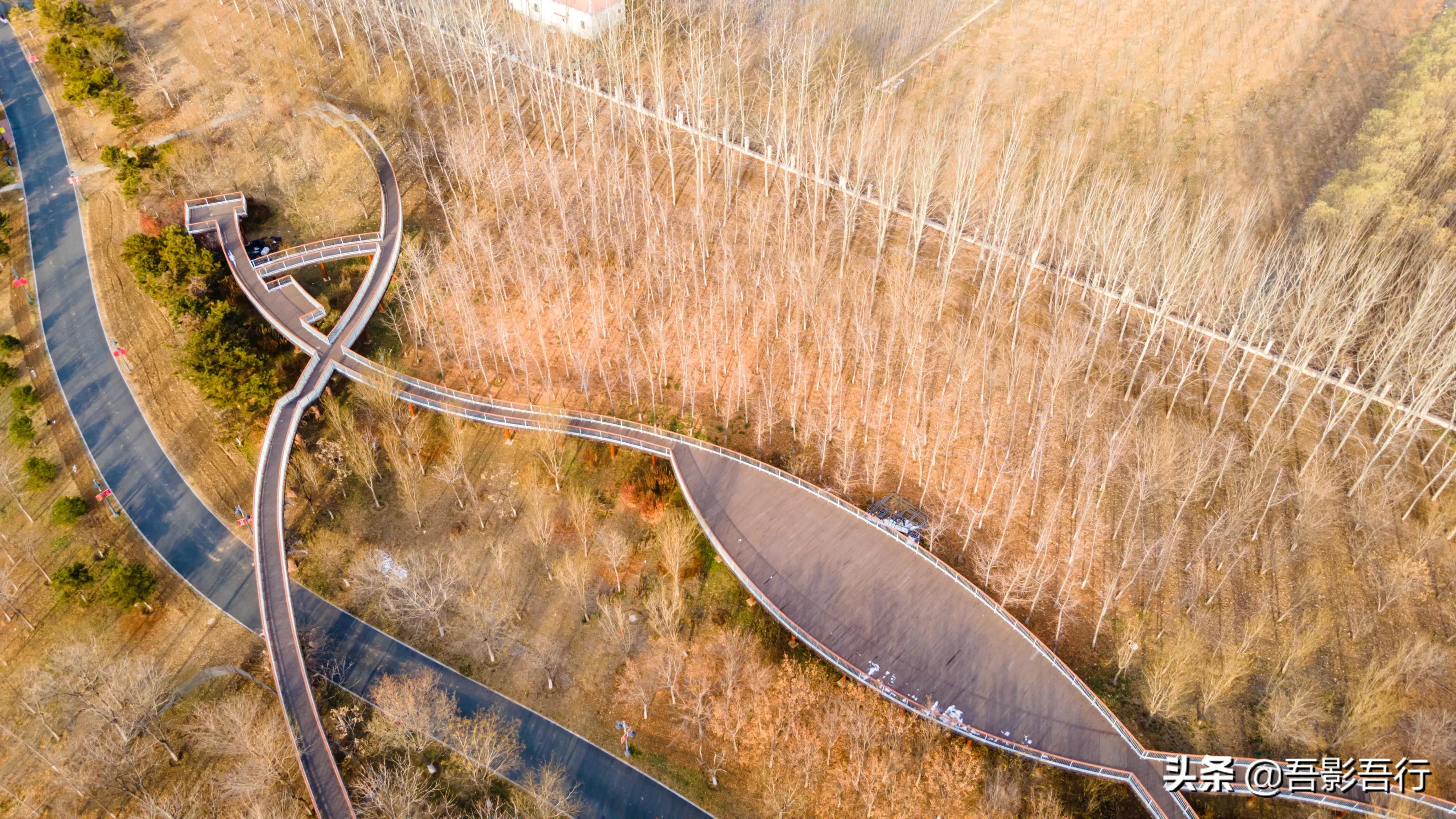 天津山区森林公园,航拍天津公园4k