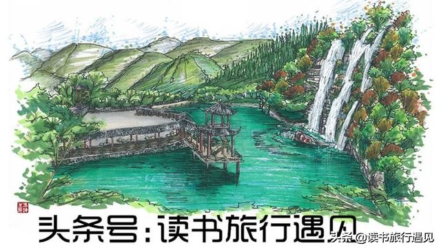 青州黄花溪秋色风景图片,潍坊青州的旅游景点黄花溪一日游