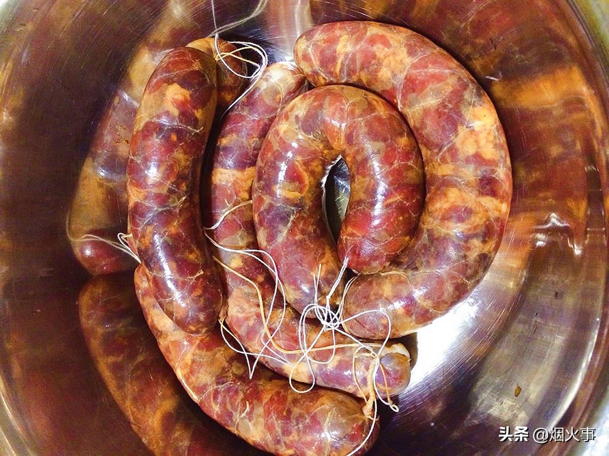 奶奶做的香肠,奶奶教我的腌辣椒方法