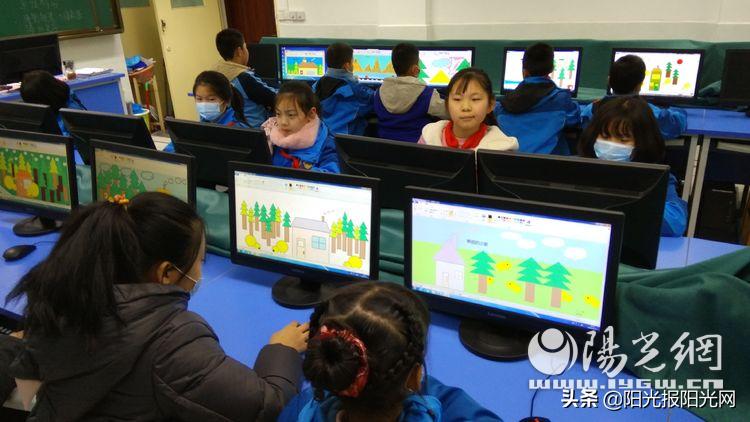 陕钢子校,初中组电脑绘画作品