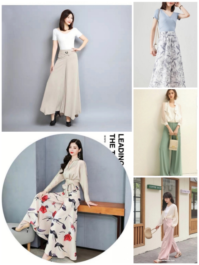 夏日吊带穿搭裙裤,时尚裙裤洋气显气质夏