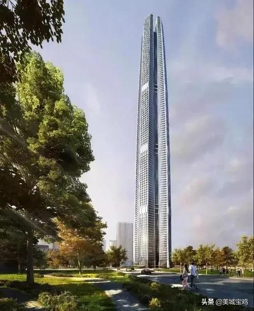 陕西十大最高楼排名,陕西各城市最高的楼