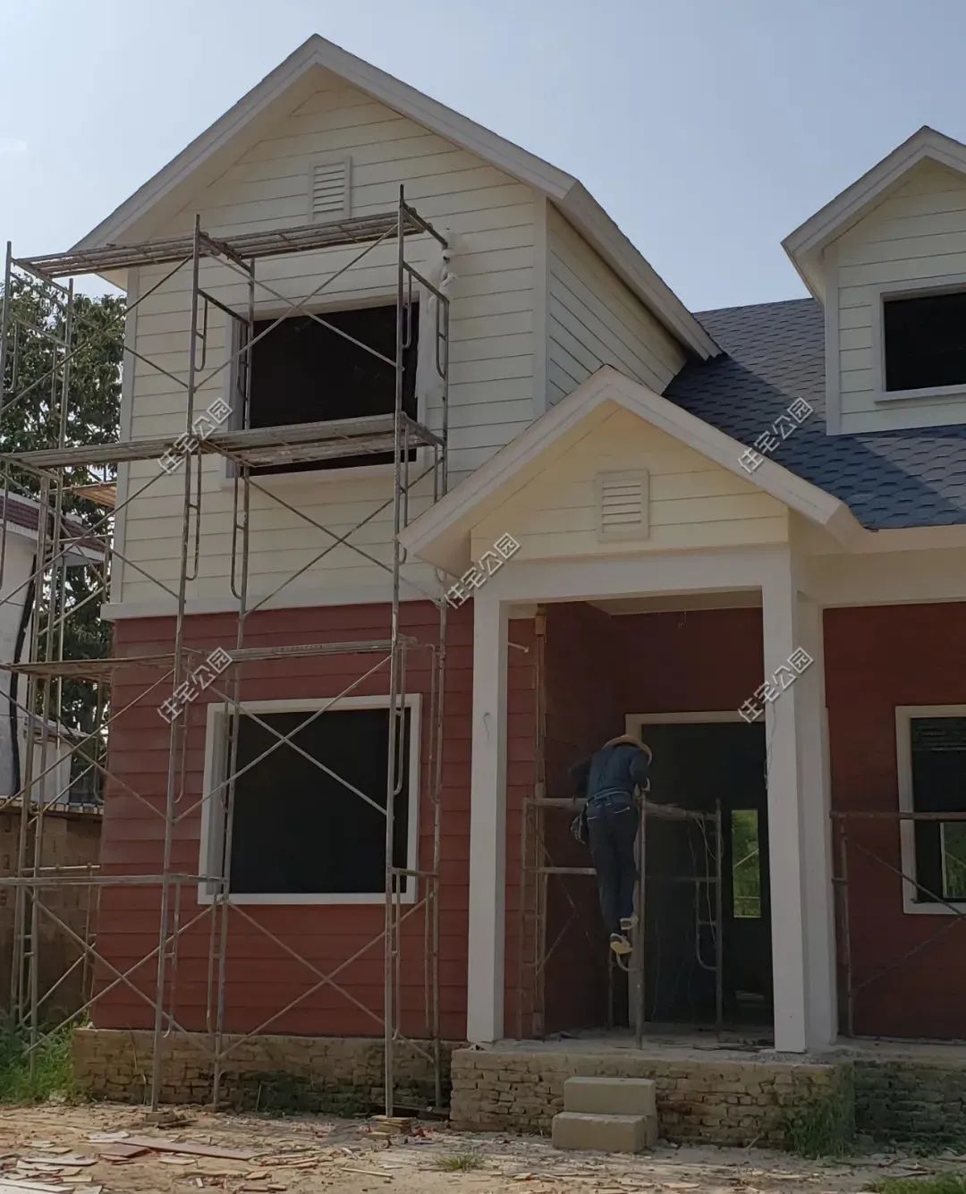 农村盖500平重钢钢构别墅多少钱,农村盖钢结构别墅