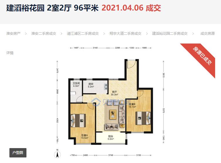 淮安急售二手房资讯,挂牌一天成功出售房子