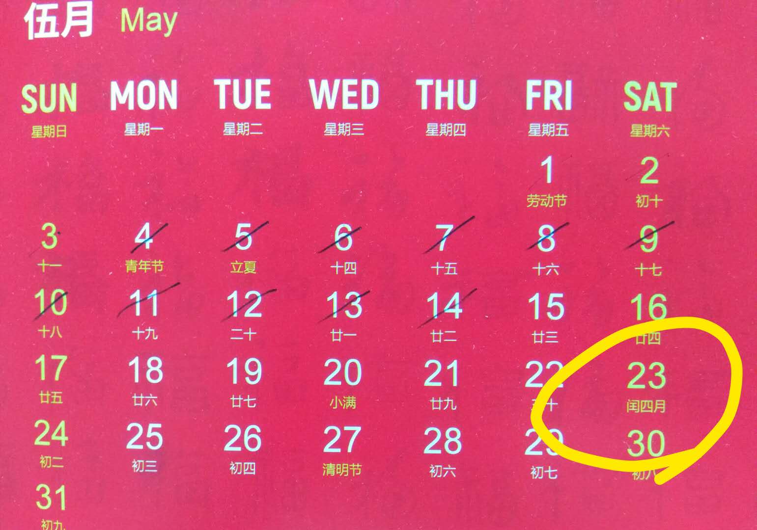 还在说自己过阴历吗？你怕是穿越来的吧？