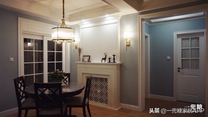 美式风格装修110平,150平美式轻奢大气风装修