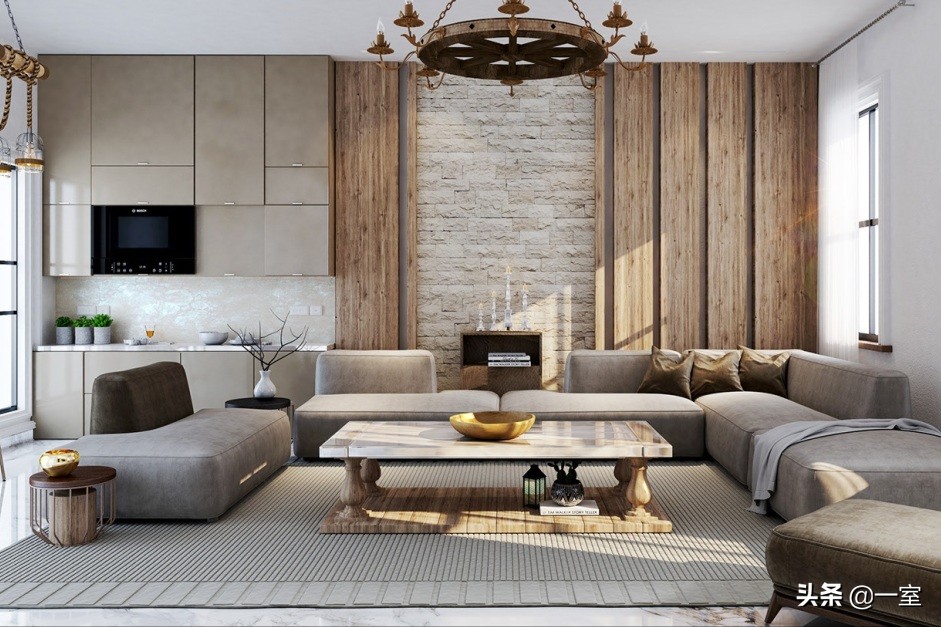 3.3米背景墙设计,客厅背景墙设计简约款