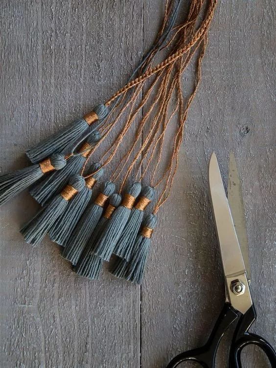 手把手教你做流苏一学就会,特别简单的流苏教程