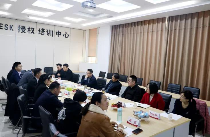 热烈欢迎逸臣、卓信公司领导一行莅临海天交流学习