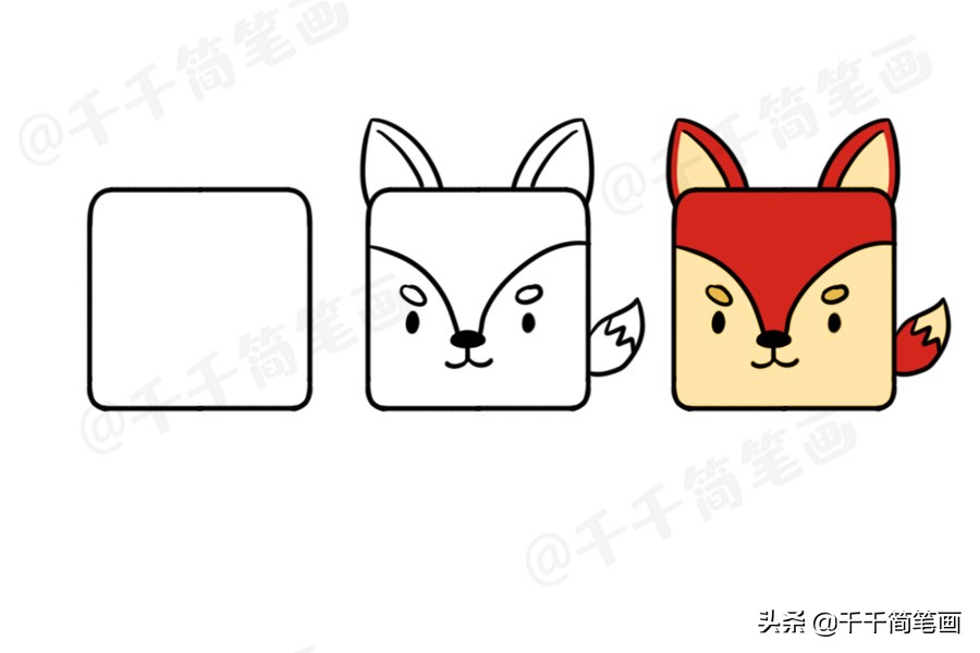 100个动物简笔画老虎,30种动物简笔画