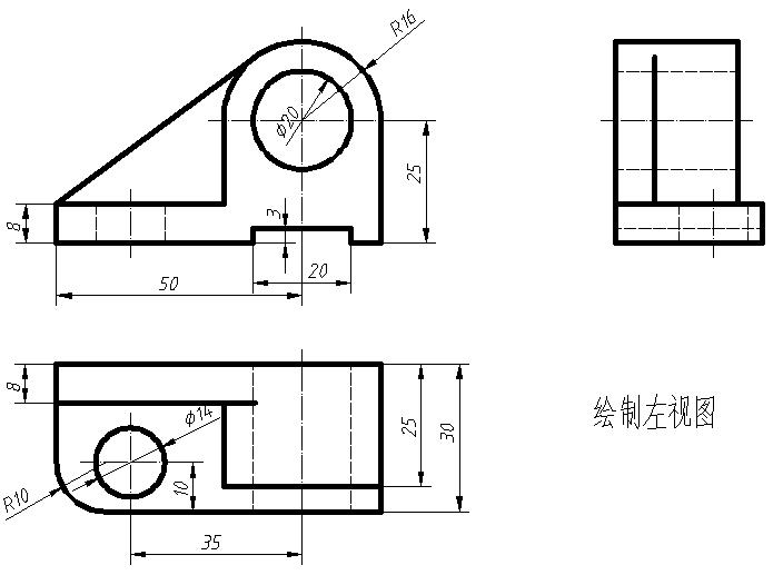 cad练习图纸45张教程初学者,cad图练习题300道